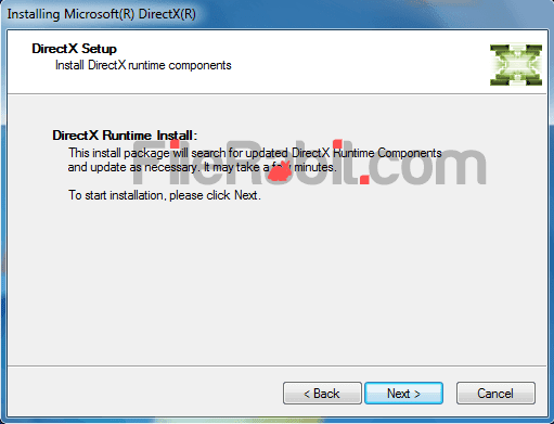 directx end user runtime web installer windows 10